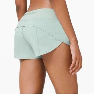 NOWT Althleta Women's ‘Run with it 3.5 Short’ Light Seafoam Blue Shorts Size XS
